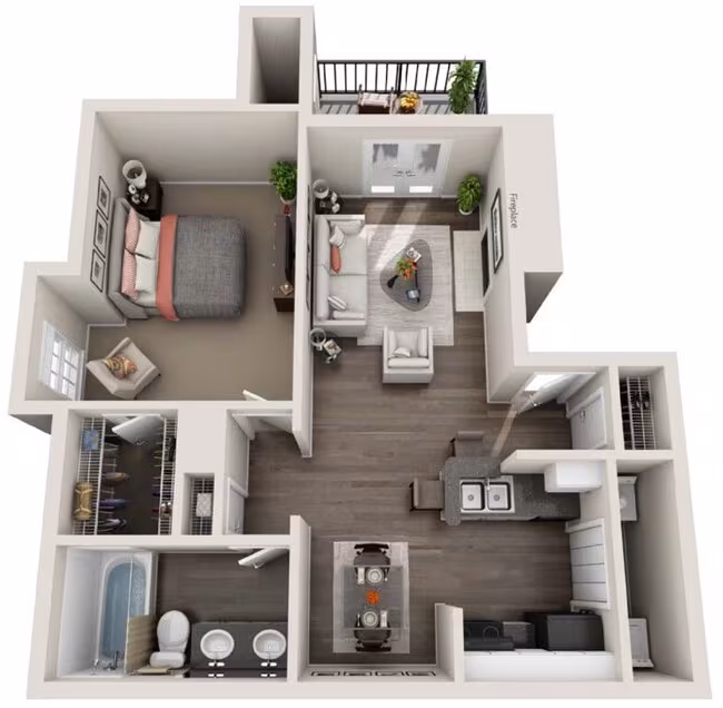 Unit 1412 2210 floor plan